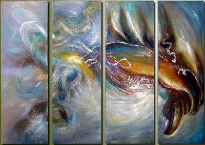 Dafen Oil Painting on canvas abstract -set028 Dafen Oil Painting on canvas abstract -set028